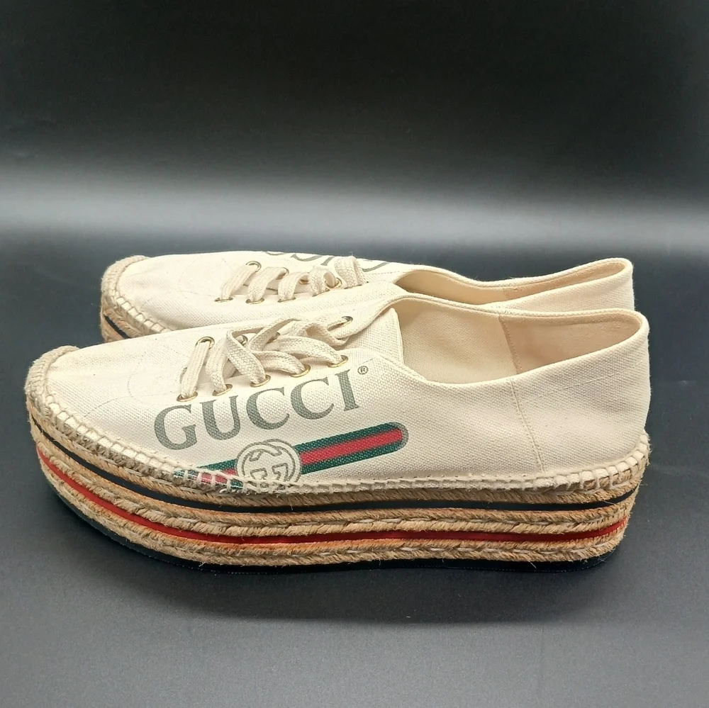 Gucci Lilibeth Cloth Espadrilles​​​